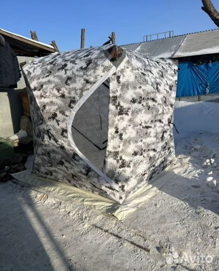 Зимняя палатка cube 200*200 для зимней рыбалки