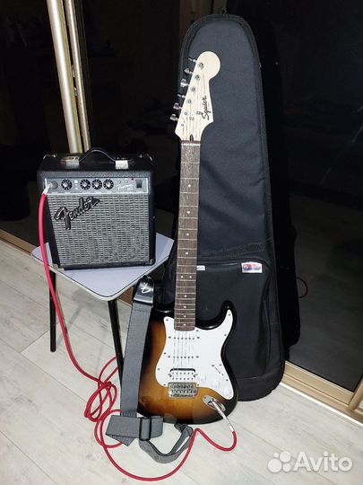 Гитара комплект fender squier bullet Stratocaster