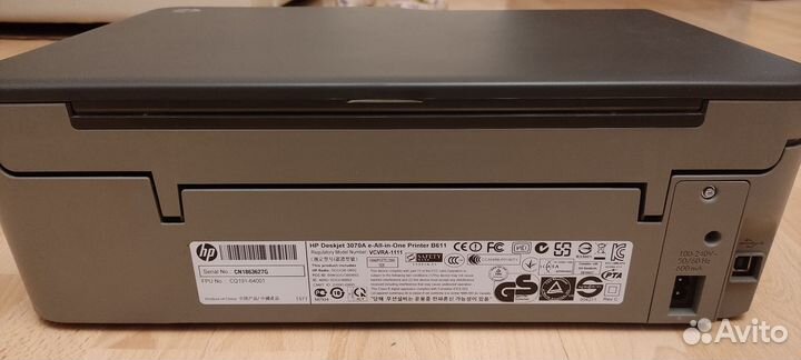 Цветной принтер hp deskjet 3070a с дефектом