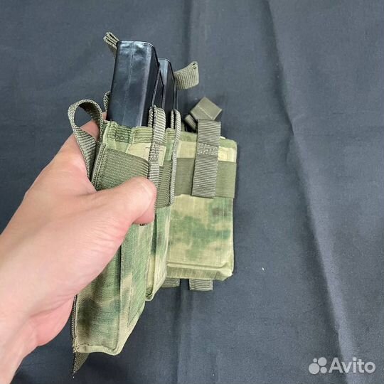 Подсумок на грудь на 3 магазина ак Мох