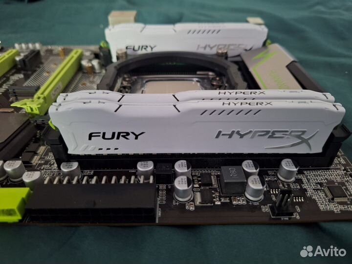 Материнская плата X79, E5 2696v2, DDR3 32Gb