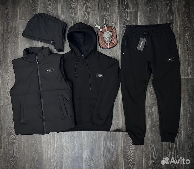 Спортивный костюм calvin klein мужской тройка