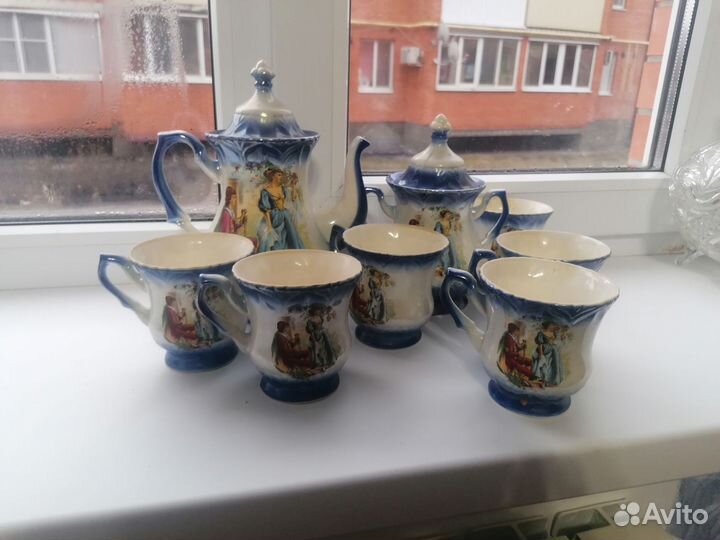 Сервизы кофейные, вазы