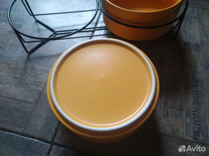 Двойная керамическая миска для животных