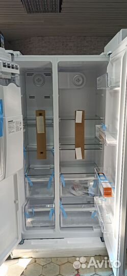 Холодильник Weissgauff wsbs 692 NFW Ice Makel