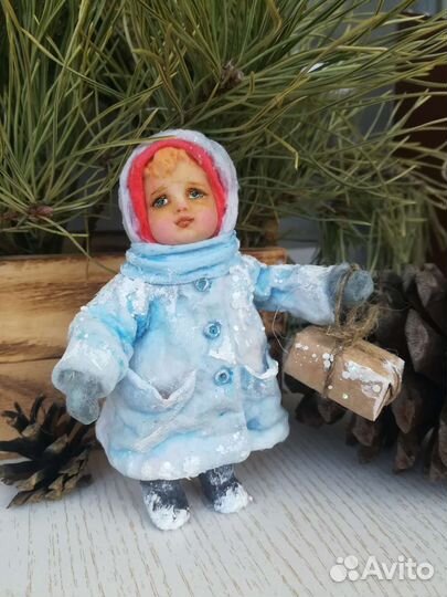 Ватные елочные игрушки новые