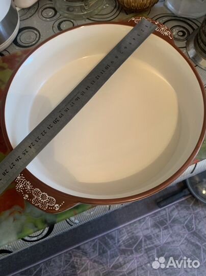 Форма для выпечки керамическая 25 см