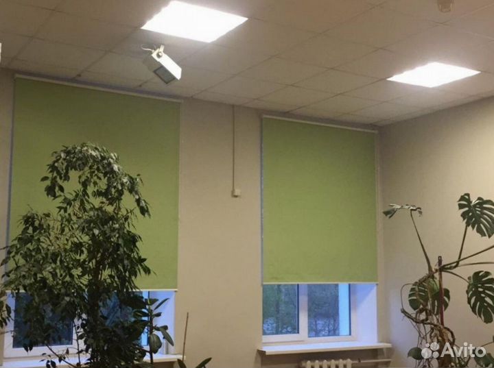 Рулонные шторы с установкой без сверления