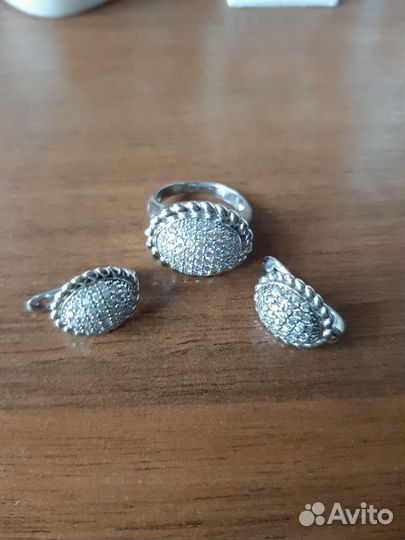 Серебряный набор