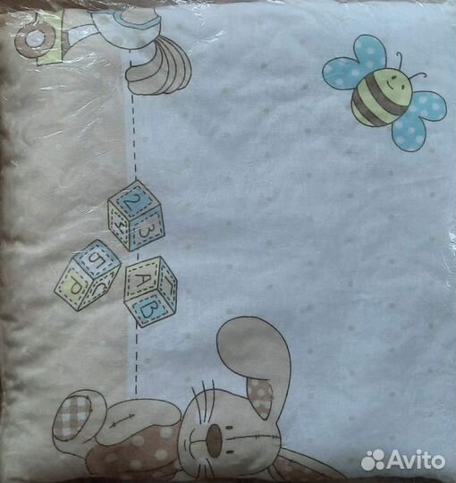 Детский плед бортики в детскую кроватку новые