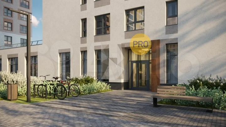 2-к. квартира, 53,9 м², 3/18 эт.