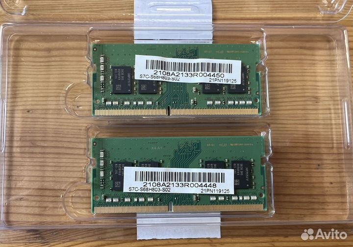 Оперативная память для ноутбука Samsung 2x8GB