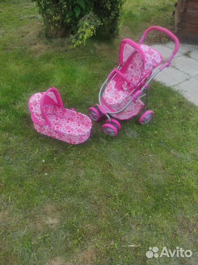 Коляска для куклы 2 в 1 Buggy Boom 9000A