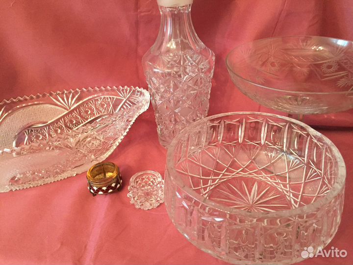 Хрустальная посуда СССР