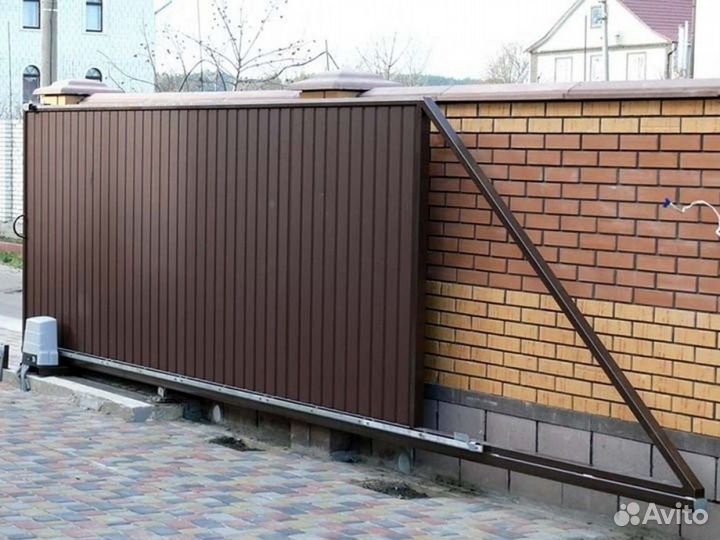Долговечные откатные ворота