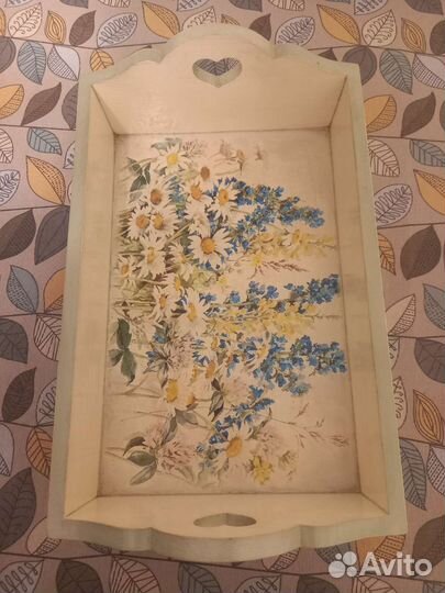 Деревянная хлебница (техника декупаж)