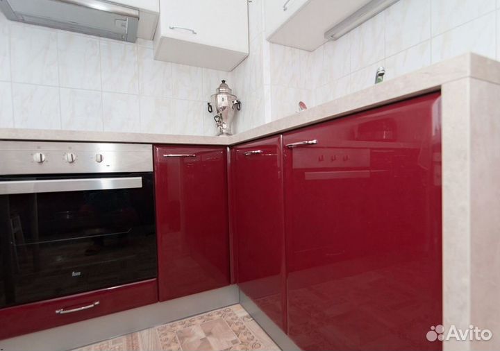 Кухня Красно-Белая на заказ собственное производст