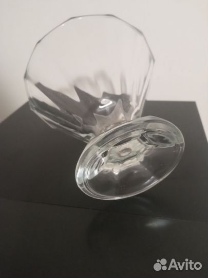 Креманка из гранёного стекла, ранний СССР