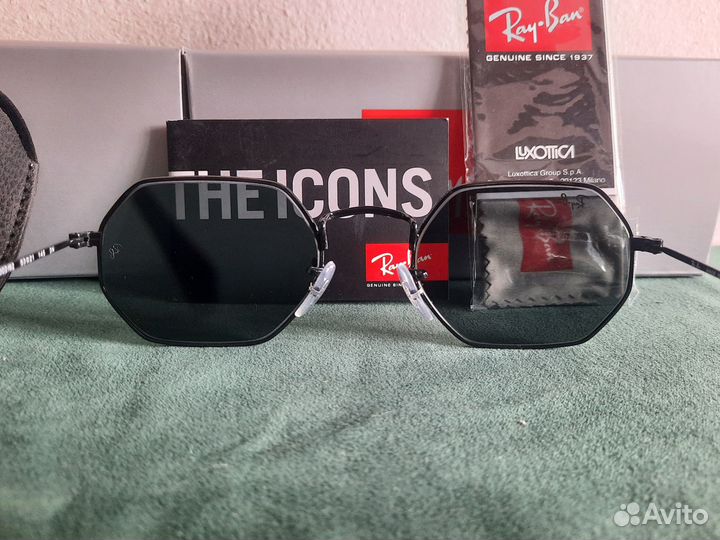 Солнцезащитные очки Ray ban Octagonal черные
