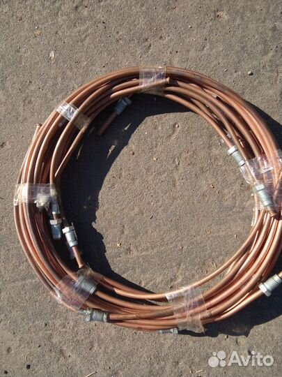 Тормозные трубки медные штуцер 12мм