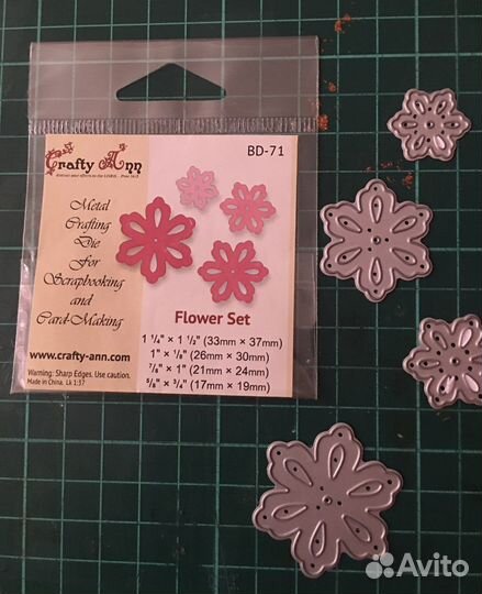 Набор ножей скрапбукинг Crafty Ann