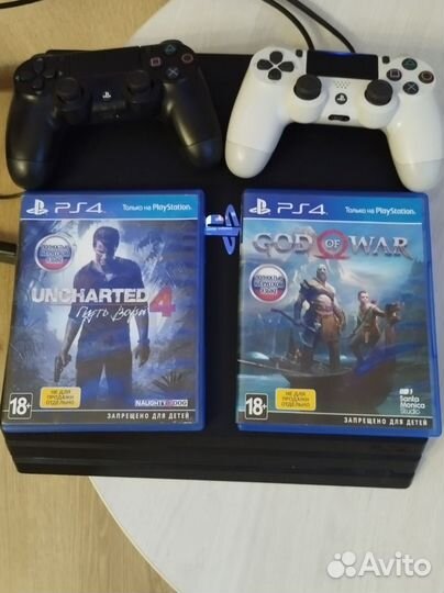 Sony playstation 4 PS4 pro 1tb с играми