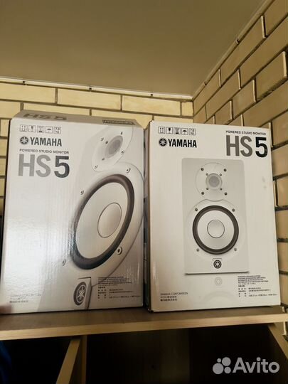 Yamaha мониторы hs5 white