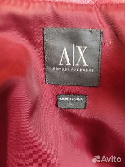 Куртка кожаная женская Armani Exchange