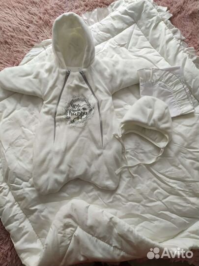 Конверт на выписку для девочки весна осень