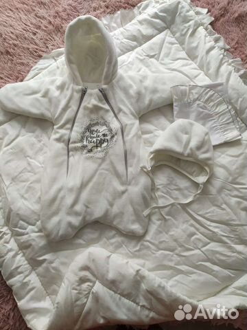 Конверт на выписку для девочки весна осень