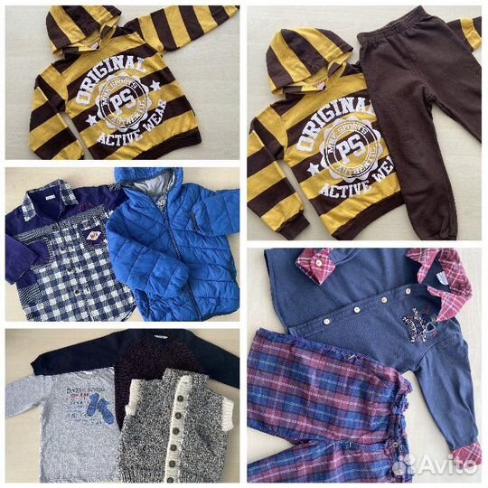 Пакет одежды на мальчика 1,5-2 5-6 лет