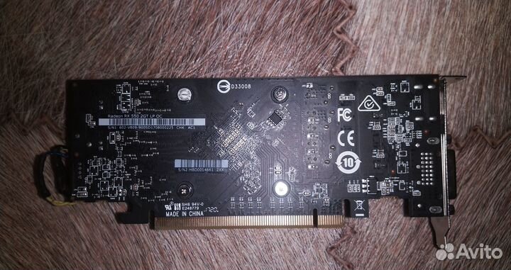 Видеокарта RX550 2Gb LP OC