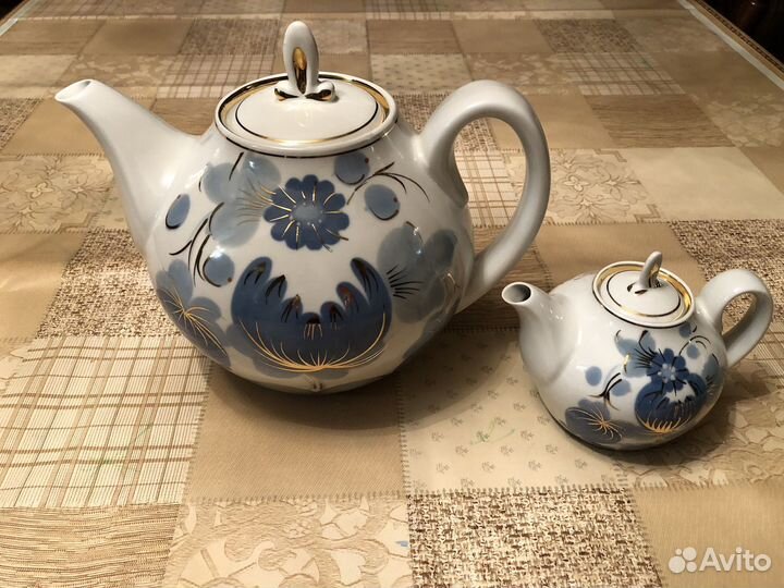 Редкий набор чайников Городница 70 -е годы СССР