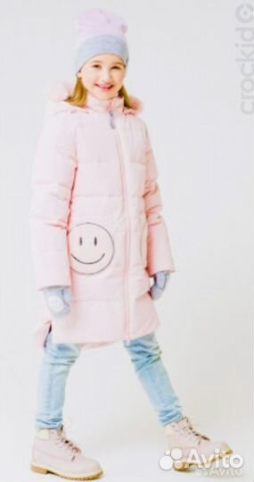 Пальто/парка на девочку Crockid 122