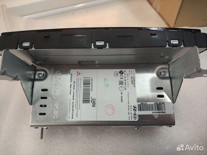 Магнитола hyundai creta штатная с рамкой новая