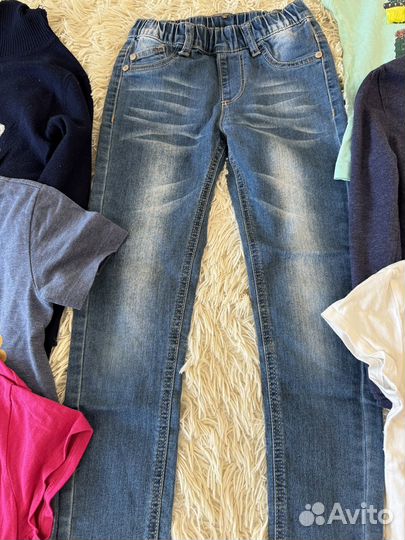 Вещи пакетом на девочку 116 -134