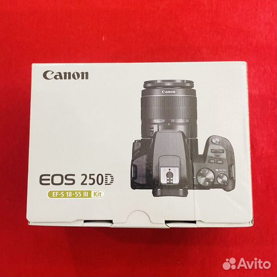 Canon 250d kit 18-55mm новый