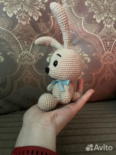 Мягкая игрушка заяц ручная работа