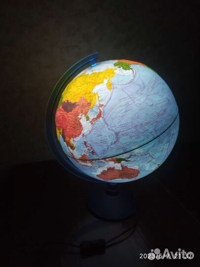 Глобус- ночник с подсветкой