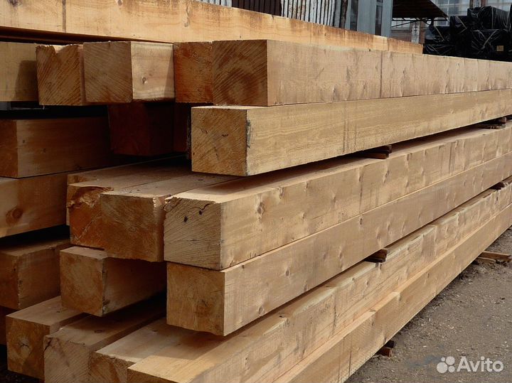 Брус из лиственницы 1 сорта для качественного стро