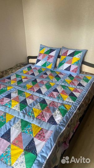 Лоскутное одеяло ручной работы