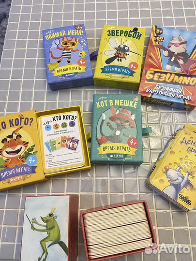 Игры настольные clever, IKEA 3+