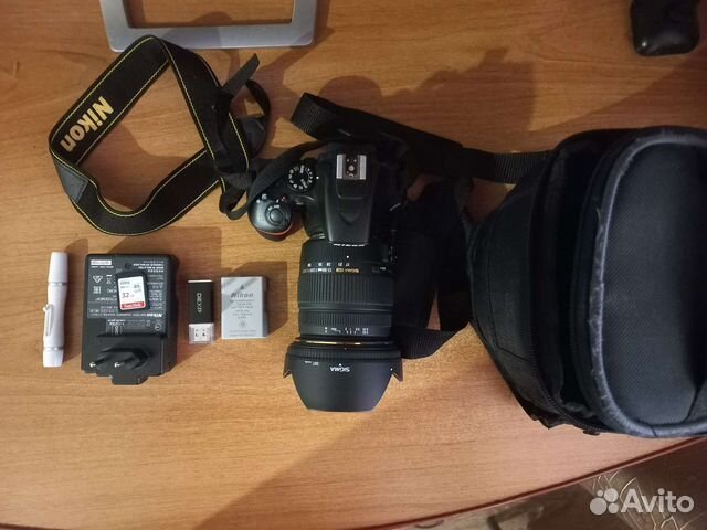 Фотоаппарат nikon d3500 + sigma 17 50