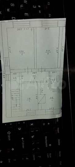 3-к. квартира, 64,8 м², 2/2 эт.