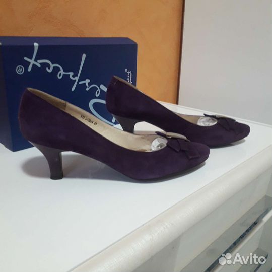 Туфли женские,р.40,ResPect,натуральный велюр