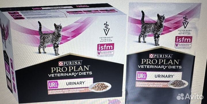 Корм для кошек Pro Plan Уринарий влажный и сухой