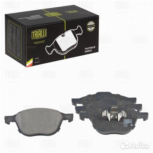 PF106101 Колодки тормозные дисковые передние trialli pf 106101 для а/м ford focus, kuga, mazda 3 bk