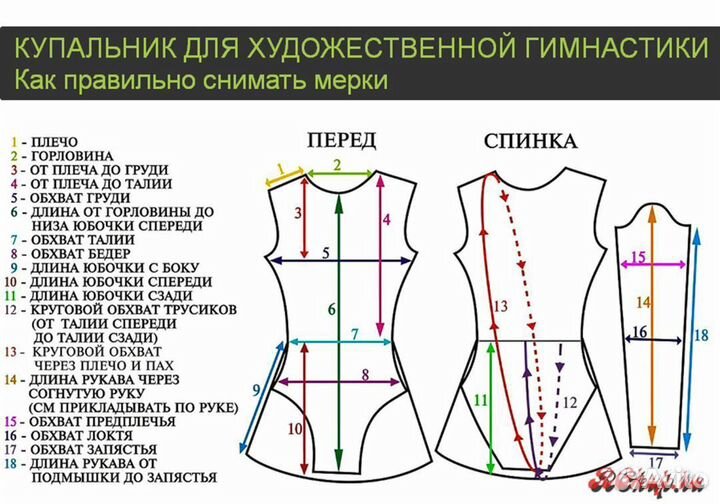 Купальник для художественной гимнастики