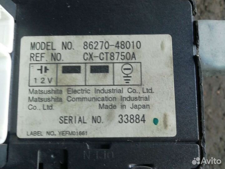 Matsushita на toyota harrier