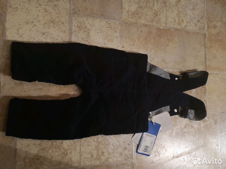 Полукомбинизон Bebygo 74 вельвет, сандали скороход